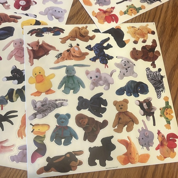 Official Ty beanie babies stickers - Picture 2 of 9